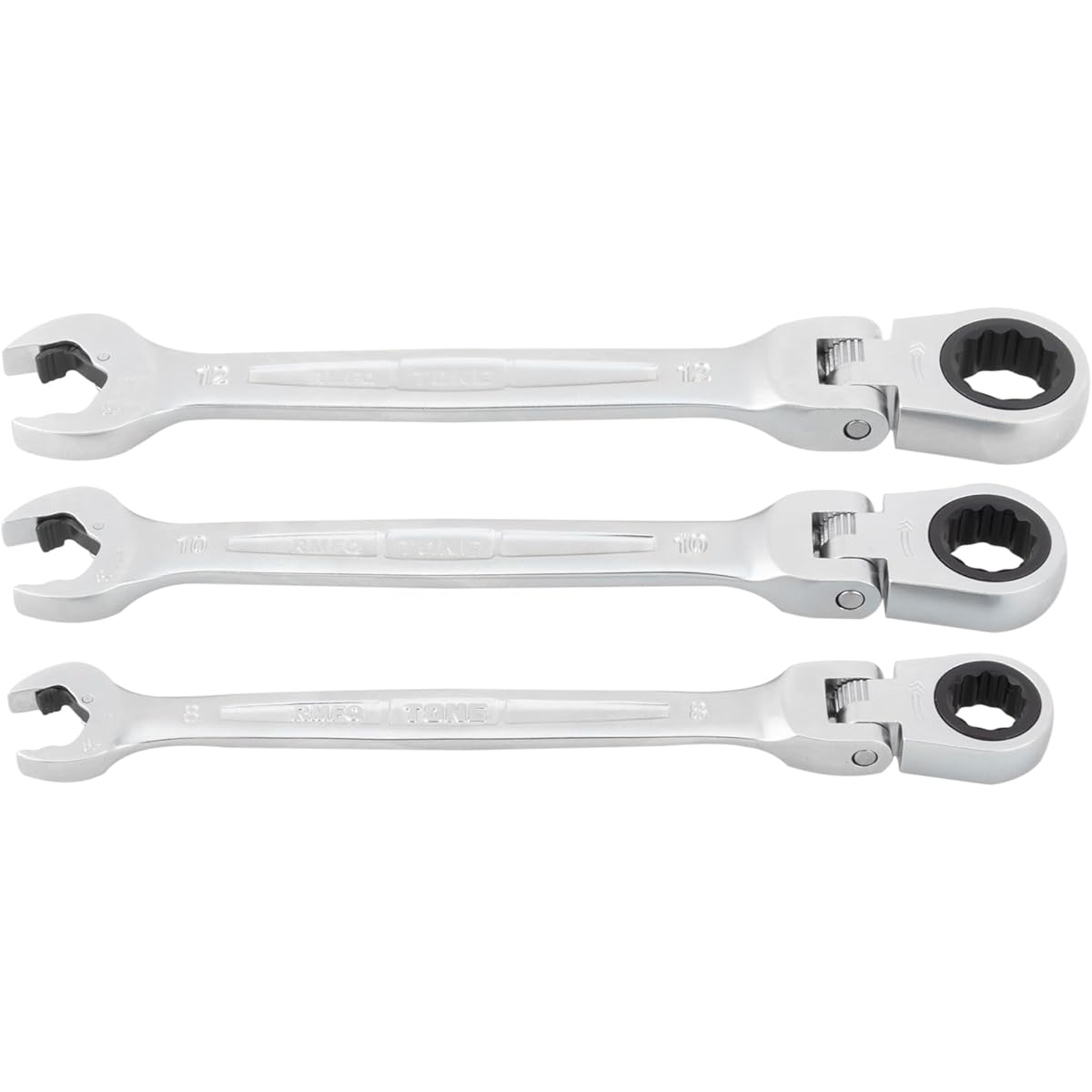 TONE Swing Quick Ratchet Box Wrench Set RMFQ300 Contents: 3 items
