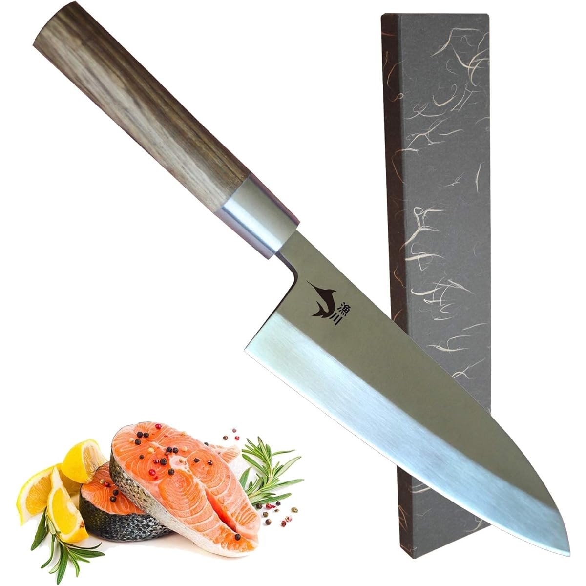 Irisawa Deba Knife [6Cr16MoV Steel] [Blade Length 180] [Blade Thickness 4.6] Right-handed Home Use Fish, Seafood, Raw Fish, Cutting, Handling