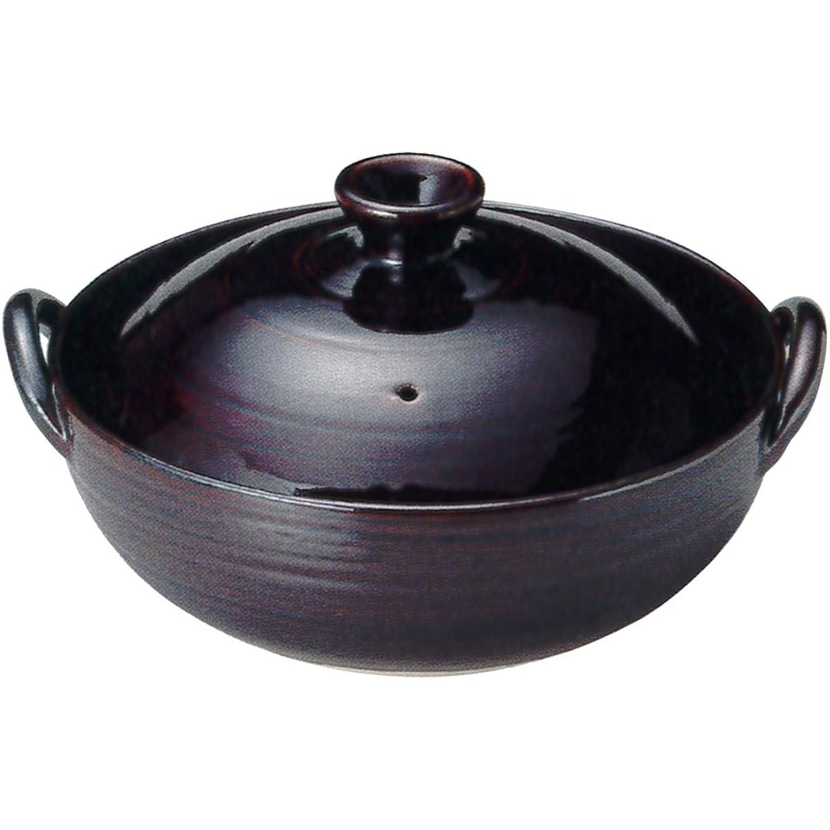 Santo Banko Ware No. 9 Cooking Rice Pot, Candy Glaze, 27.5cm, 2.4L, 9 Cups, 157792 31-15779 Direct Fire/Microwave/Oven Safe