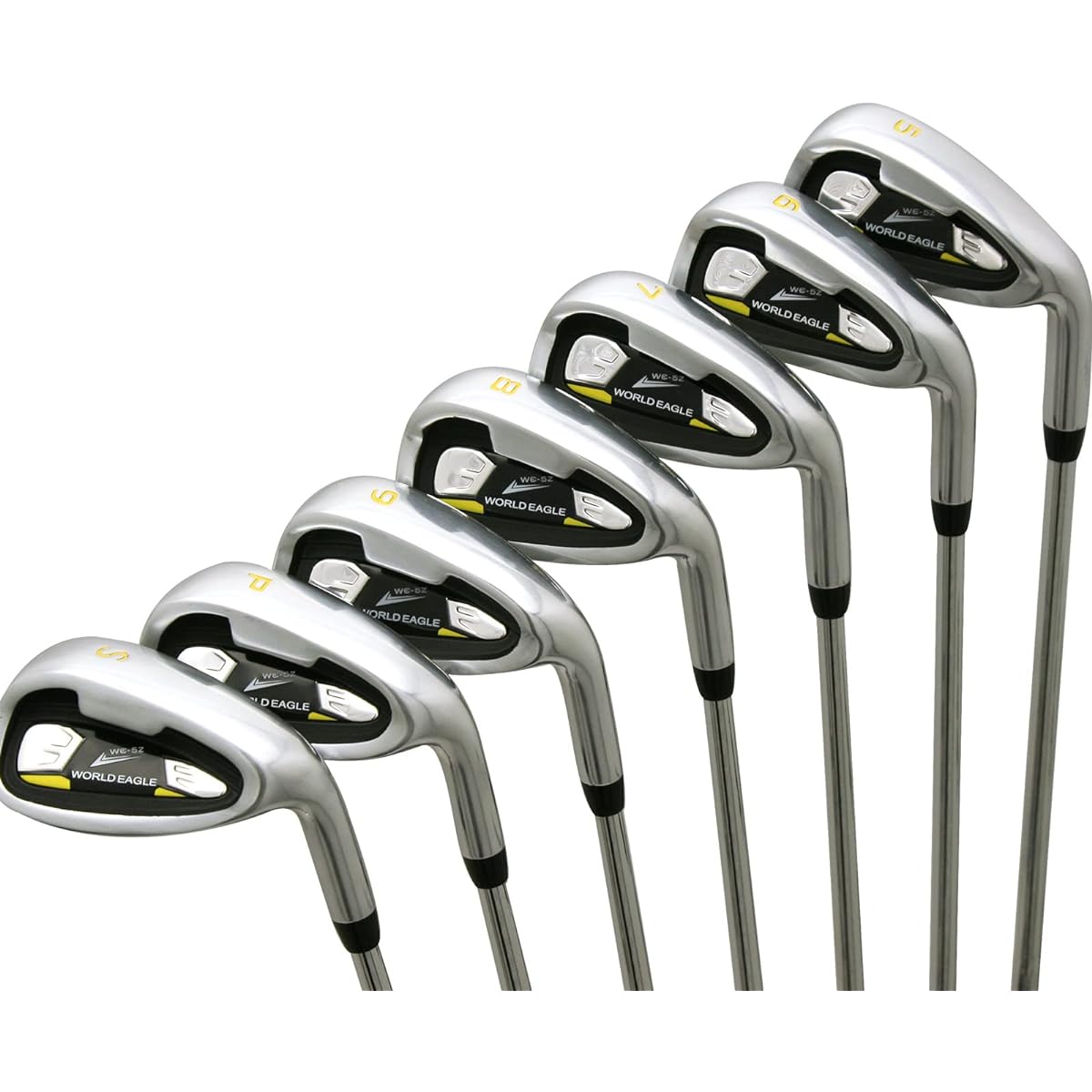 WORLD EAGLE 5Z Men's Iron Set Black Right Flex S WE-5Z-iS-BK-S S
