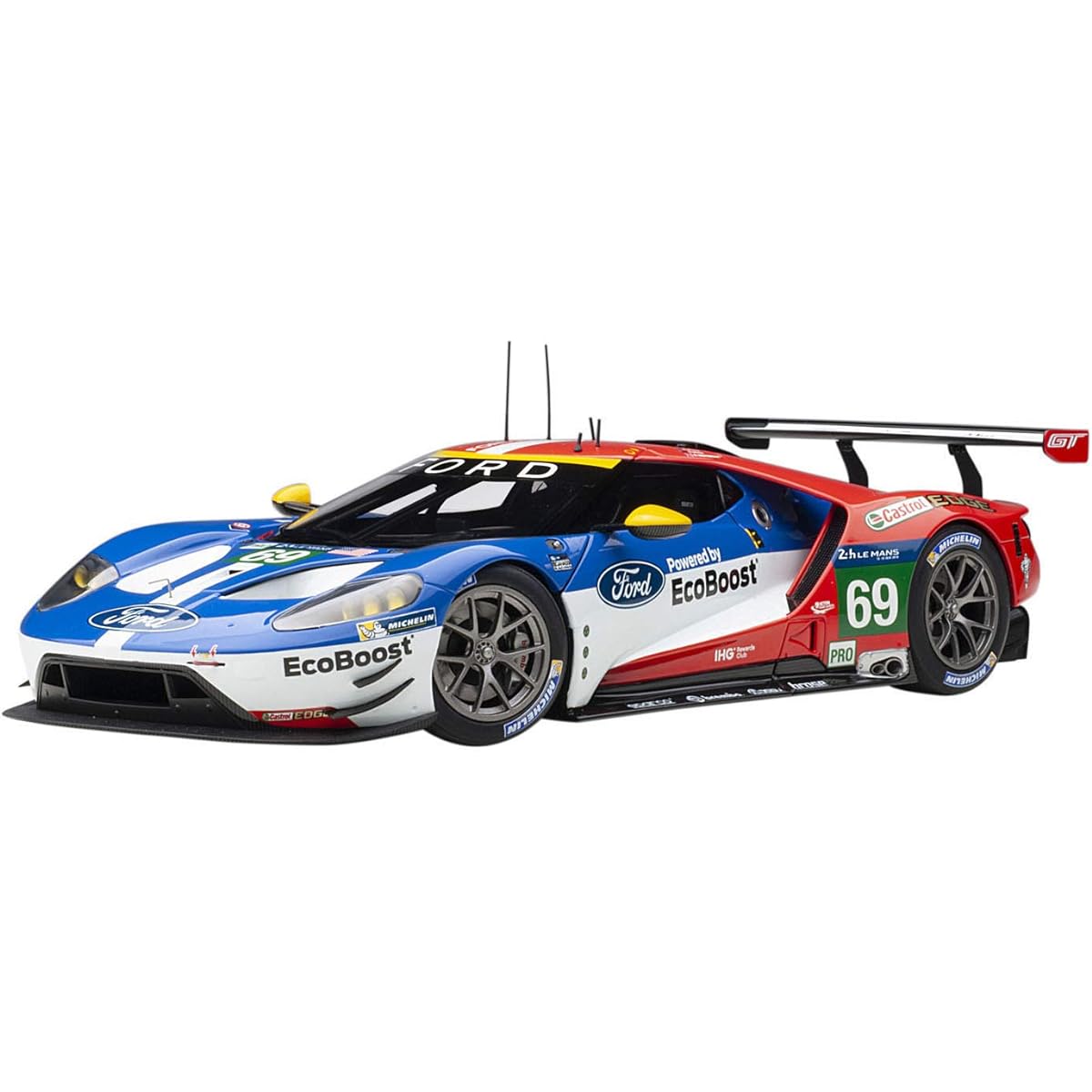 AUTOart 1/18 Ford GT 2016 #69 Le Mans 24 Hours LMGTE Pro Class 3rd Place Completed Product 81612