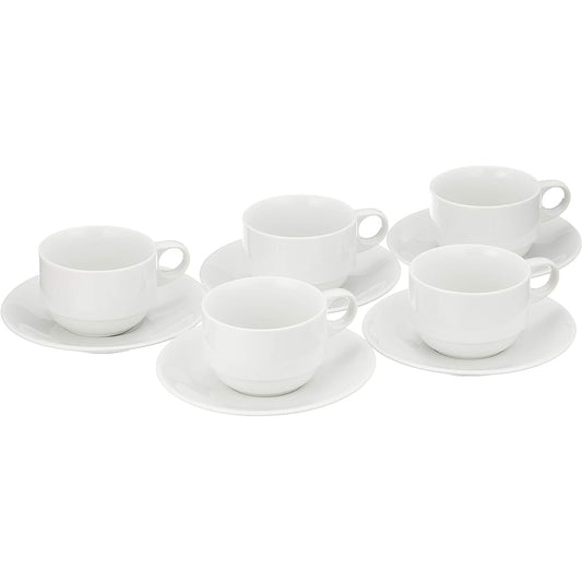 P&S Stacking Coffee Bowls and Dishes Set of 5 11001
