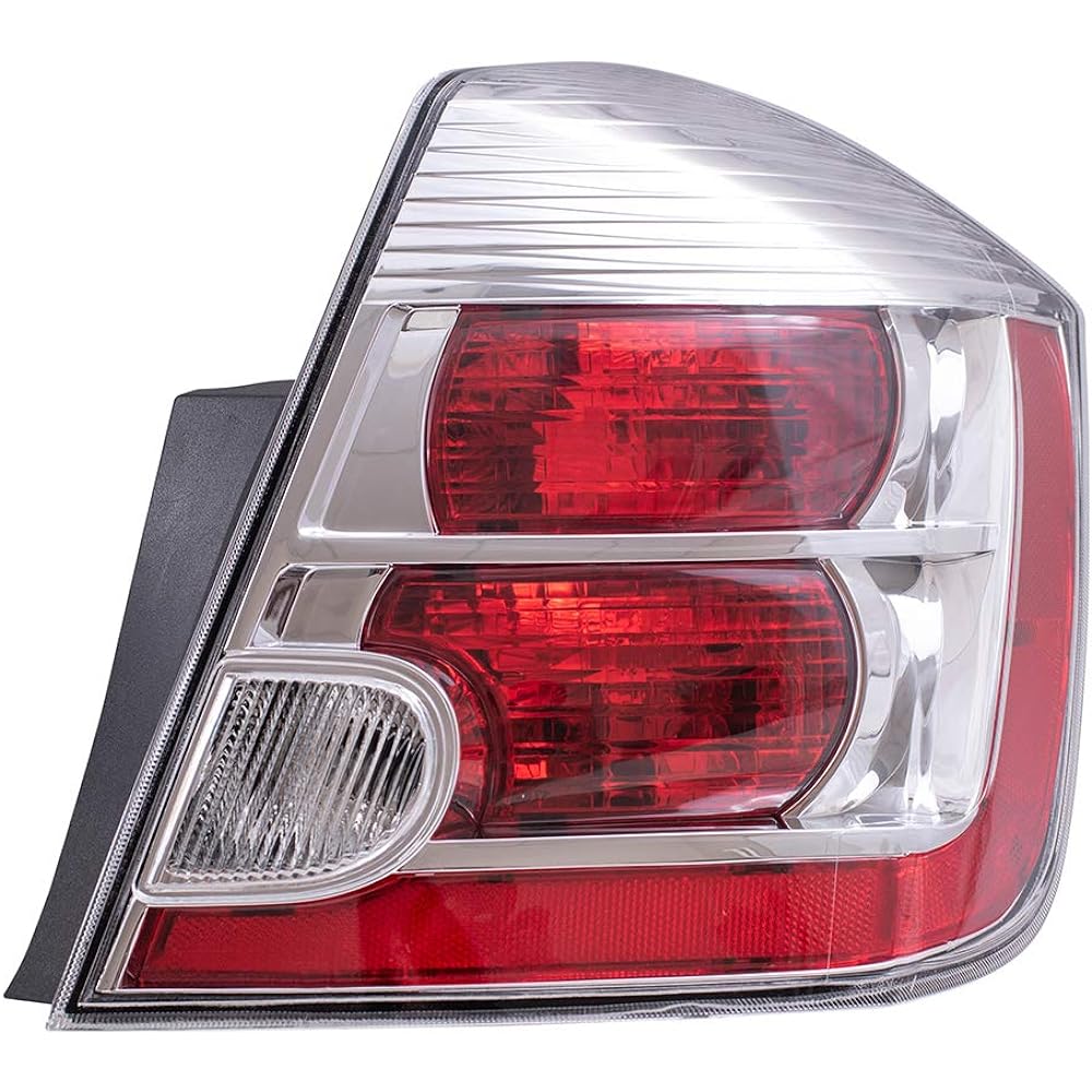 Autoandart replacement driver's seat and passenger seat with tail lamp chrome bezel 2007-2009 SENTRA 2655ET00B 26550ET00B