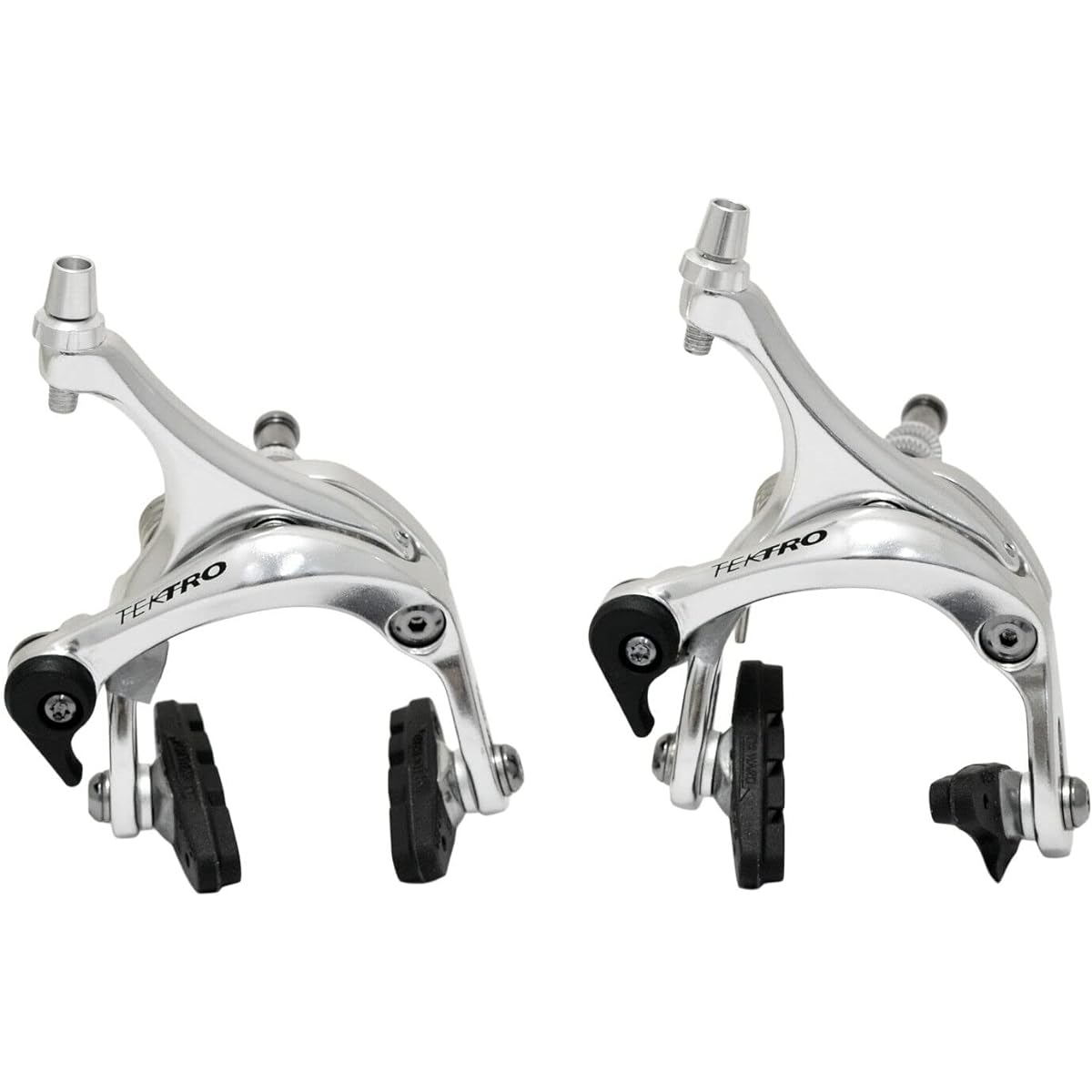 TEKTRO R326 Road Bike Dual Pivot Caliper Brake Set (Front + Rear), Silver, MH2651