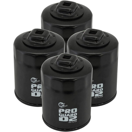 AFE POWER 44-LF016-MB Pro GUARD D2 Oil Filter High Durial Canister 4 Pack