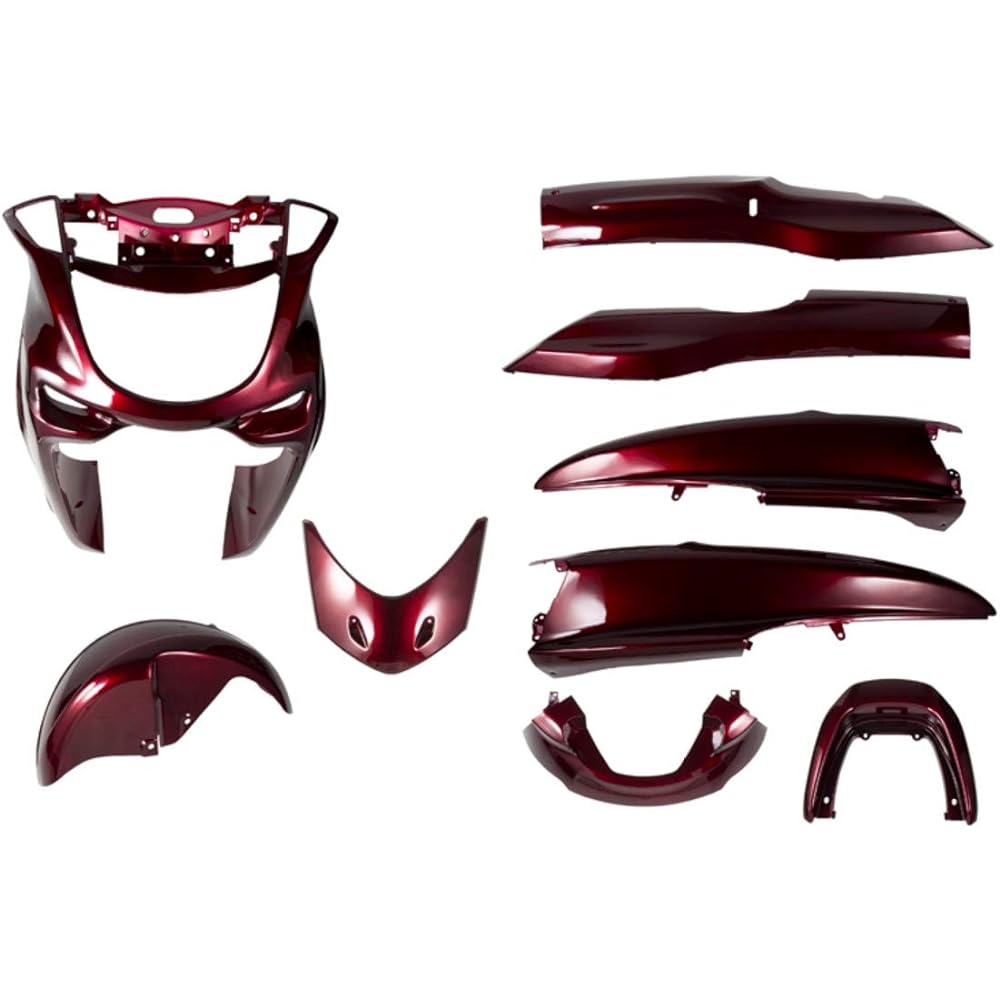 Bike Parts Center Majesty 250 (SG03J) Exterior 9-piece Set, White, White 3034