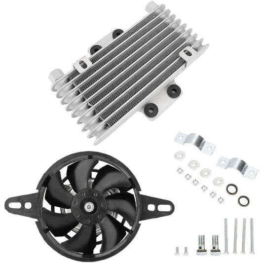 TAMOSH Baikin Oil Cooler Fan Cool Radiator Aluminum 125ml For Dart Bike ATV