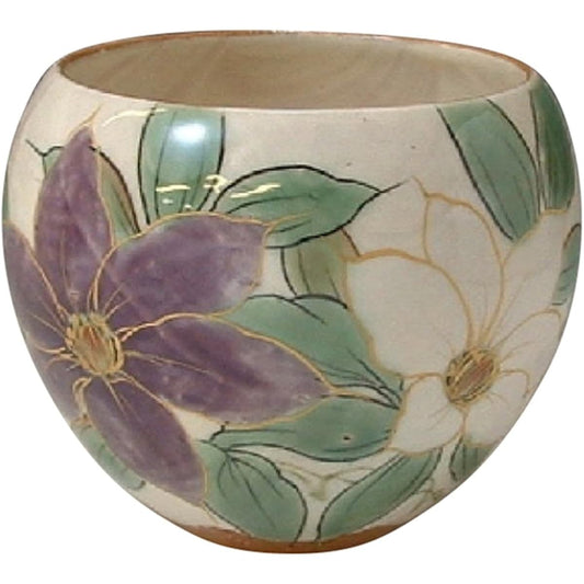 Kyoto ware, Kiyomizu ware, pottery kiln, tea bowl (in presentation box), flower arrangement (iron wire) AHS-11