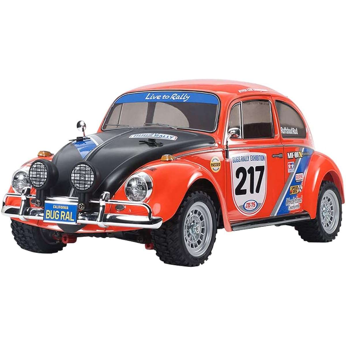 TAMIYA 1/10 XB Series No.217 XB Volkswagen Beetle Rally (MF-01X Chassis) Painted Complete Model with Propo 57917