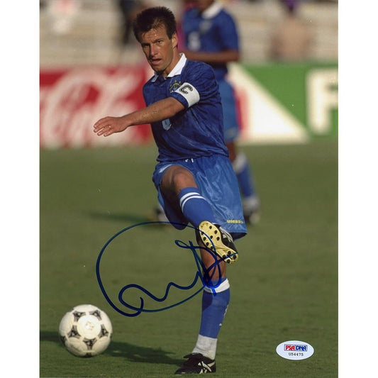 Dunga autographed poster PSADNA handwriting identification certificate included 1994 World Cup Champion Brazil Captain Jubilo Iwata Pele Zico Tomoyoshi Miura Maradona