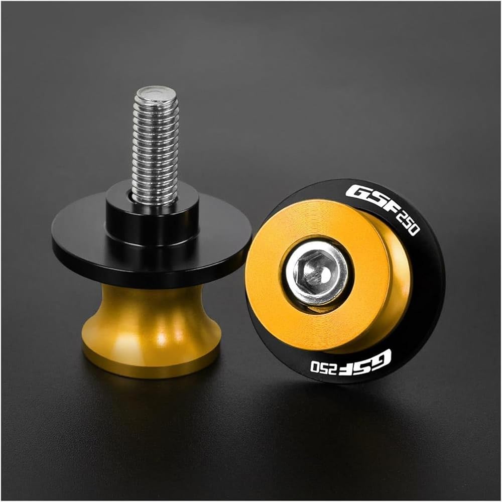 Motorcycle Swingarm Spool Slider FOR GSF250 GSF250 All Year 8mm Motorcycle Accessories CNC Aluminum Swingarm Spool Slider Rear Stand Screw (Color: B 8MM)