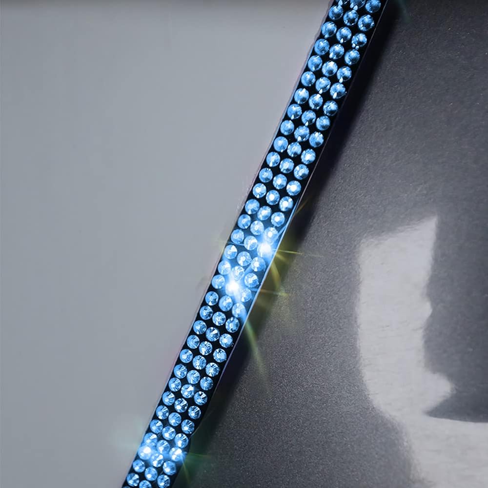 EING Door Edge Scratch Prevention Sticker Door Crystal Bumper Crystal Bumpering Protection Tape Rubber Strip Sticker Door Tector Door Tector Door Guard Door Protection 90cm/35.4 Inch 4 sets/Blue