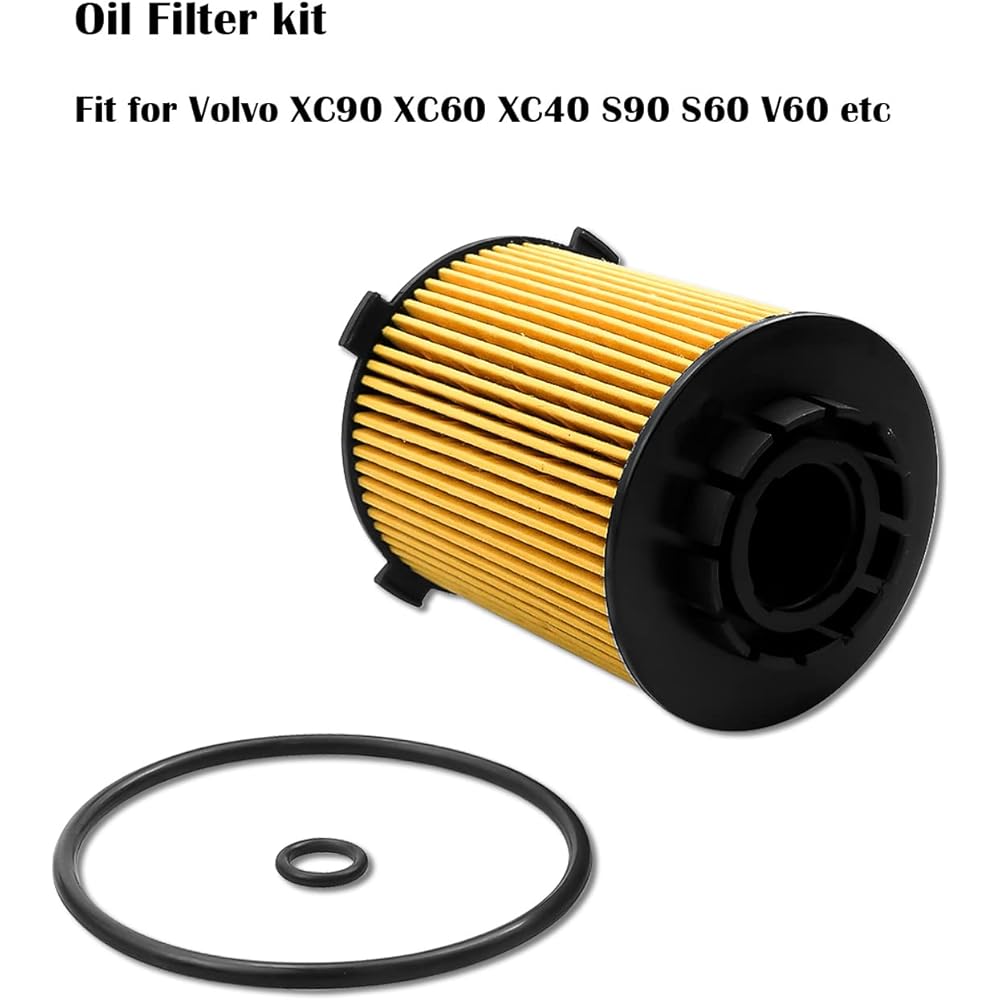 2 oil filters VOLVO XC90 C60 S90 2015-2020 replacement 313772212 32140029