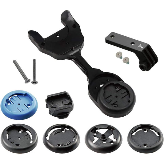 REC-MOUNTS CANYON (H11/H36 AeroCokpit) dedicated type α combo mount (10 brands compatible model) [CANYON1136α+GP] Garmin, Cateye, Pioneer, Lesine, Wahoo, Brighton, Giant, Explova, Sigma, Polar, GoPro HERO compatible