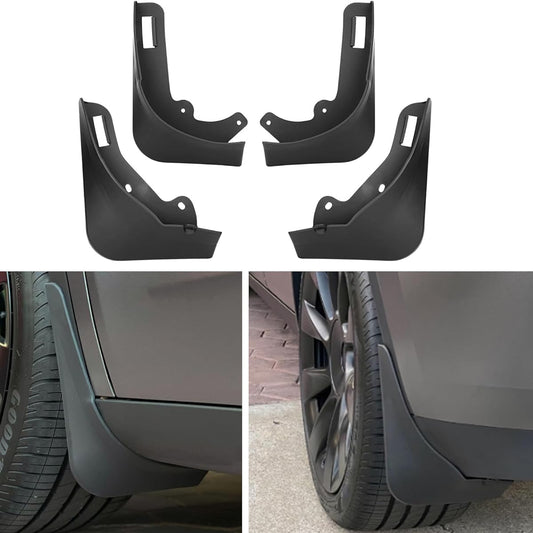 NANSURE Mad Flap 2020 2022 2022 2023 2024 TESLA Model Y Mud Flap Splash Guard Guard Guard Mad Mad Flap Car Accessory Model No need to make a hole