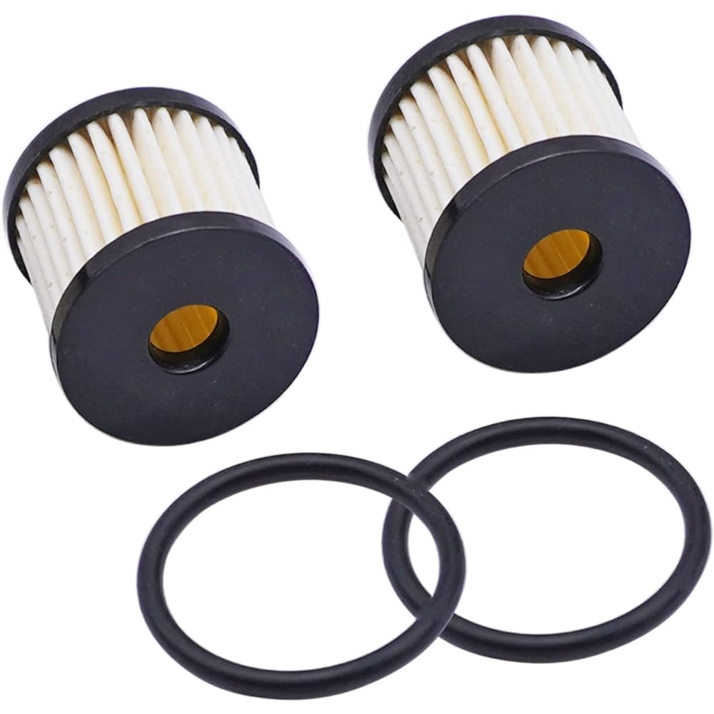 Fuel Filter Kit 0707-0012 61011-04A Compatible with Harley-Davidson FLD/FLHR/FXD/FXDWG/FXDXI/FXSTC 2 Pieces
