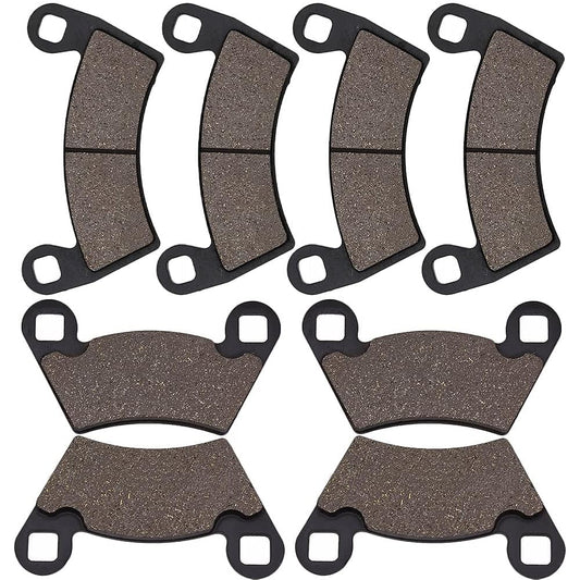 Cyleto Front and Rear Brake Pads for POLARIS 800 Ranger RZR-4 EPS 2010-2013 / Ranger Crew 800 XP HD 6x6 2010-2015 / Ranger EV Electric 2010-2015