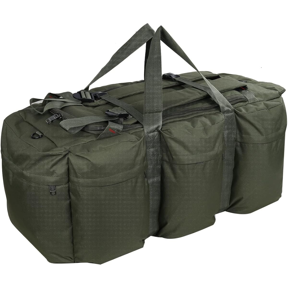 bammore Soft Container Camping Container Gear Container Storage Box Boston Bag Large Capacity Camping Equipment Sleeping Bag Sleeping Bag 3way (Green)