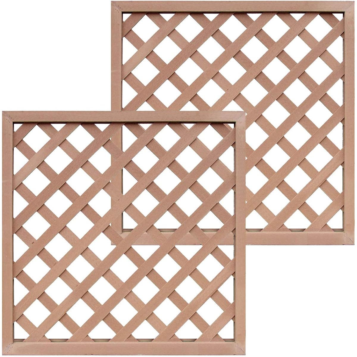 igarden iwood lattice natural H90cm x W90cm set of 2 X9090N-02