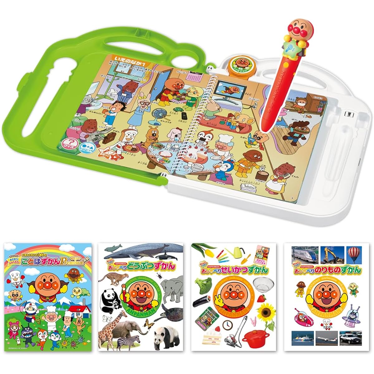 SEGA TOYS Anpanman I want to know more! Kotoba Zukan Premium & Knowledge Zukan Large Collection Set