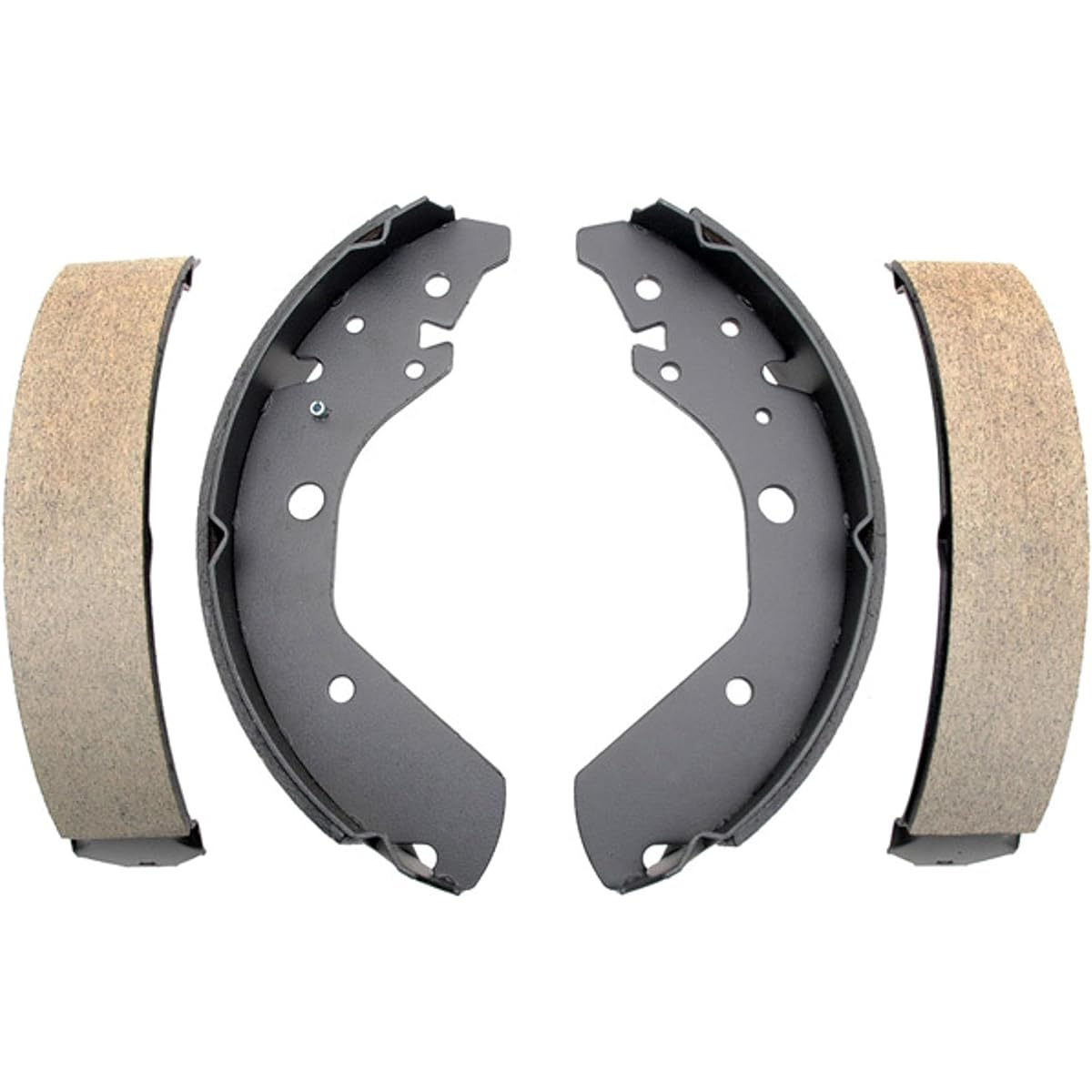 ACDelco 17744B Professional Bonded Rear Drum Brake Shoe Set