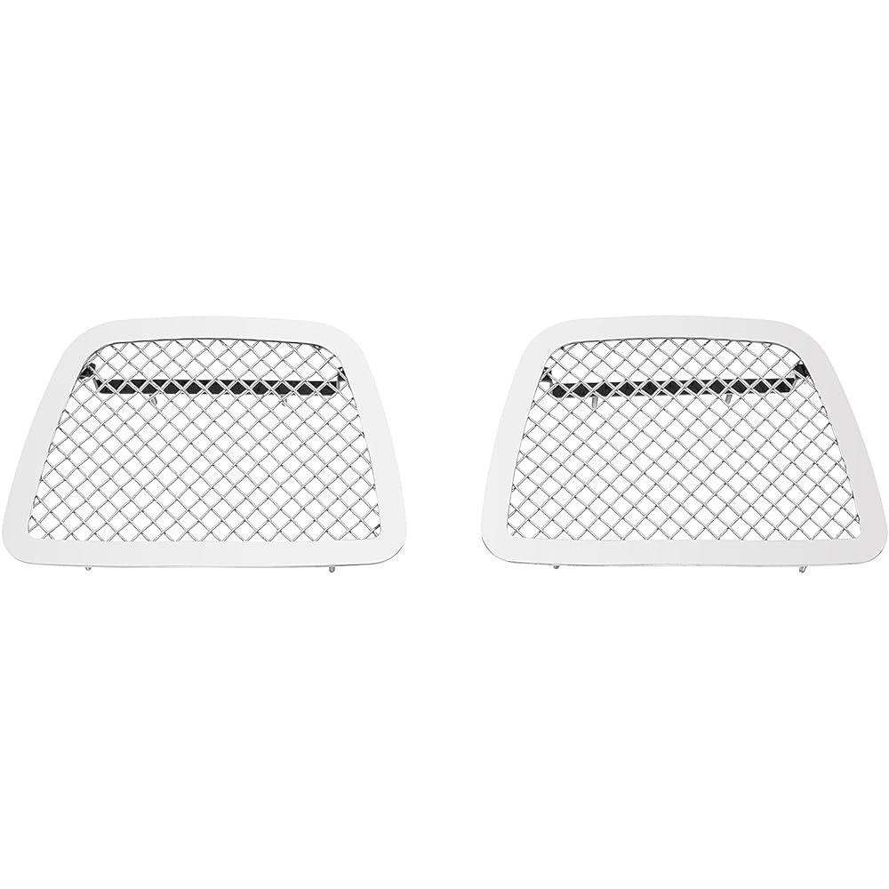 APS Chevrolet Ava Lunch Sarban Taho 2007-2014 Compatible Tow Stainless Steel Chrome Mesh Grill Insert S18-T76467C