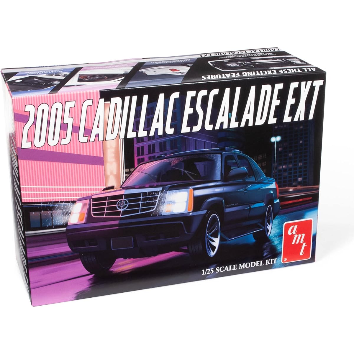 AMT 1/25 2005 Cadillac Escalade EXT SUV Pickup Plastic Model AMT1317 Molding Color