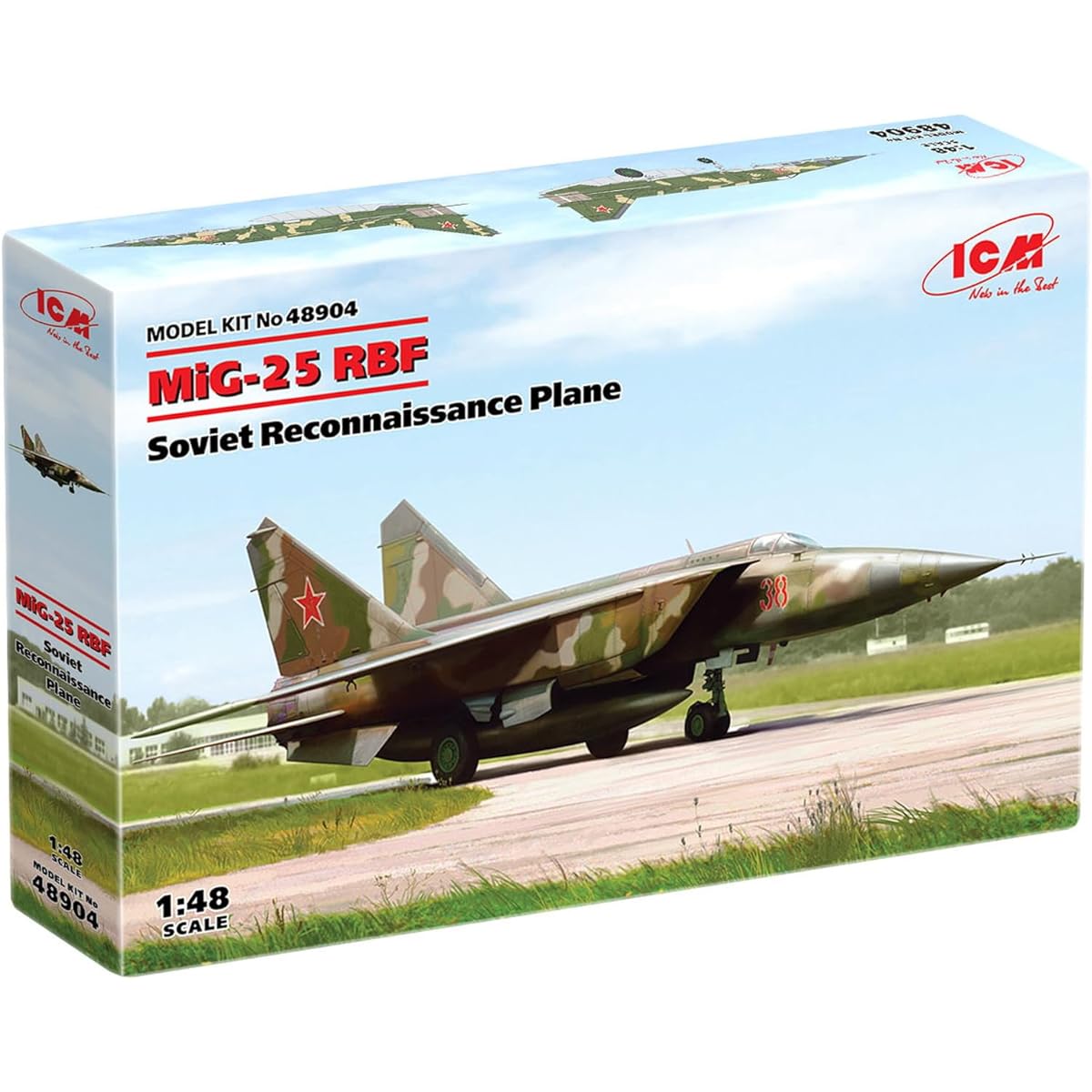 ICM ICM 1/48 Soviet Air Force MIG-25 RBF Plastic Model 48904