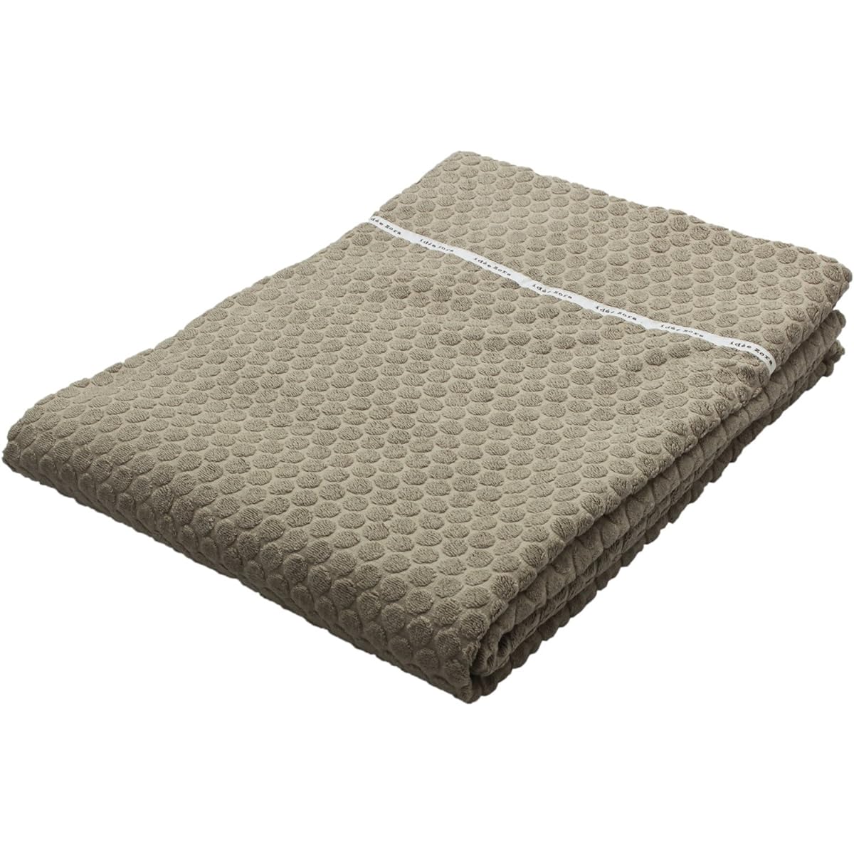 Imabari Towel Towel Blanket Idesola Natural Time Dot Gray Single (Approx. 140 x 190cm) IZ0158