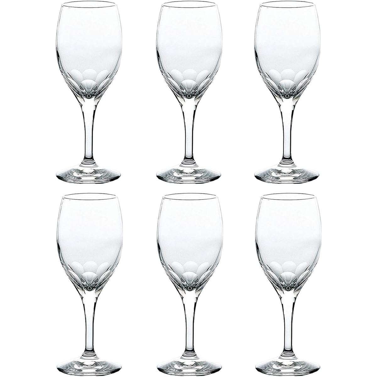Toyo Sasaki Wine Glass Laut Dishwasher Safe Made in Japan 170ml 6 pieces 30G36HS-E102