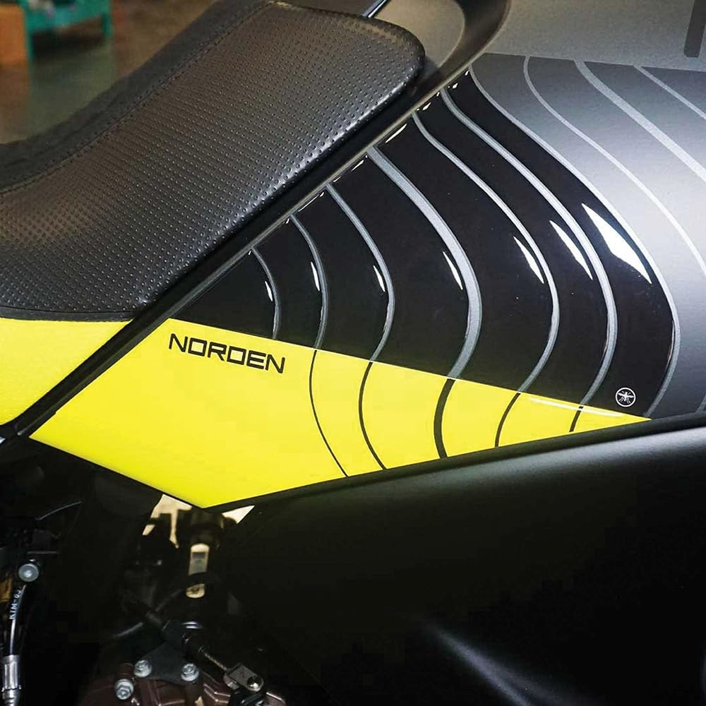 labelbike - 3D Sticker Motorcycle Tank Side Protection Compatible with Husqvarna Norden901