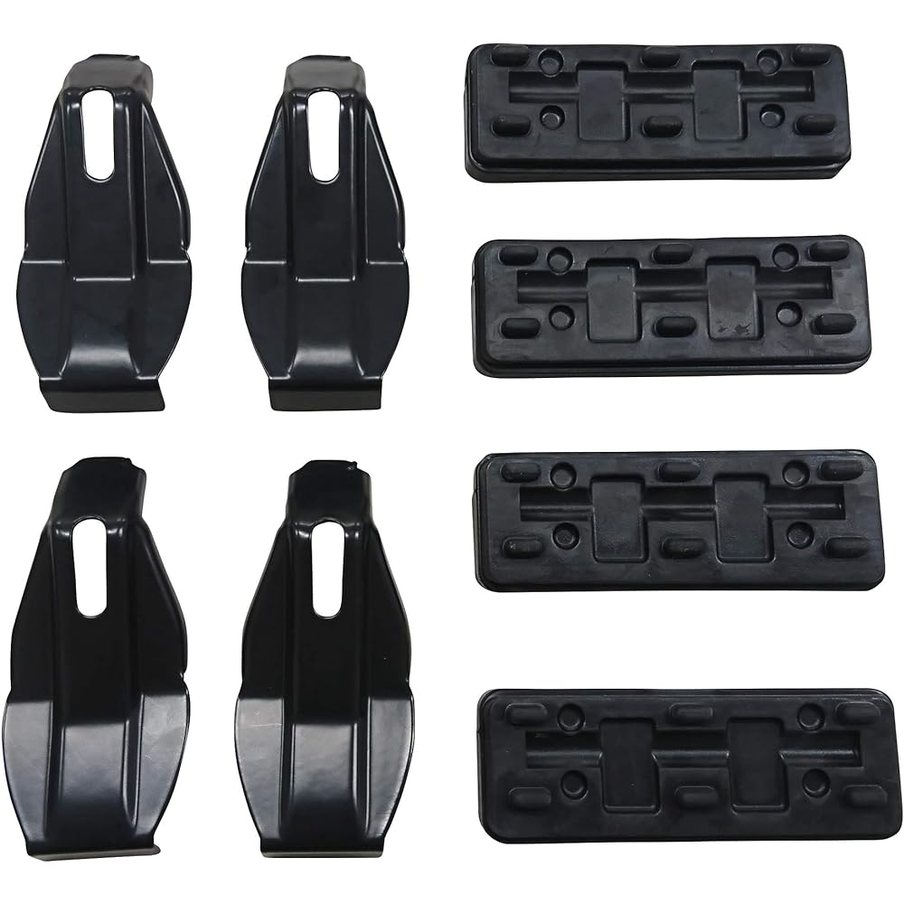 Terzo (by PIAA) Roof Carrier Base Carrier Holder 4 Pieces Black [Subaru Stella Stella Custom LA10#.11# Move Move Custom LA10#.11#] EH398