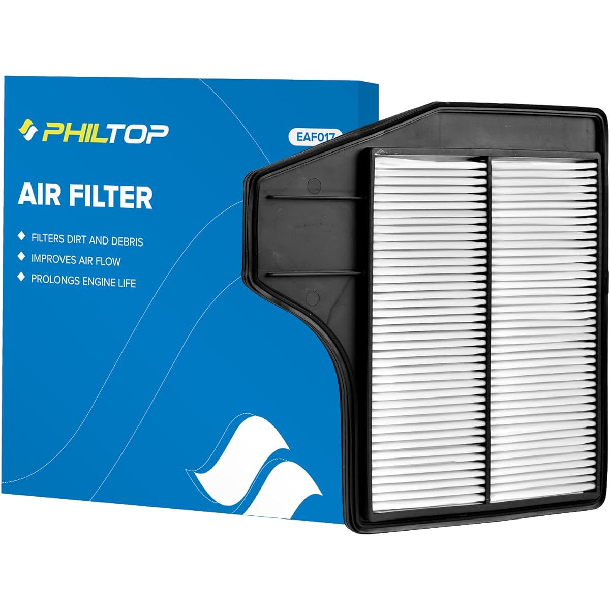 PHILTOP Engine Air Filter EAF017 Altima SEDAN2013-2018 Replacement CA11450 AIR FIRLTER compatible engine protection acceleration improvement