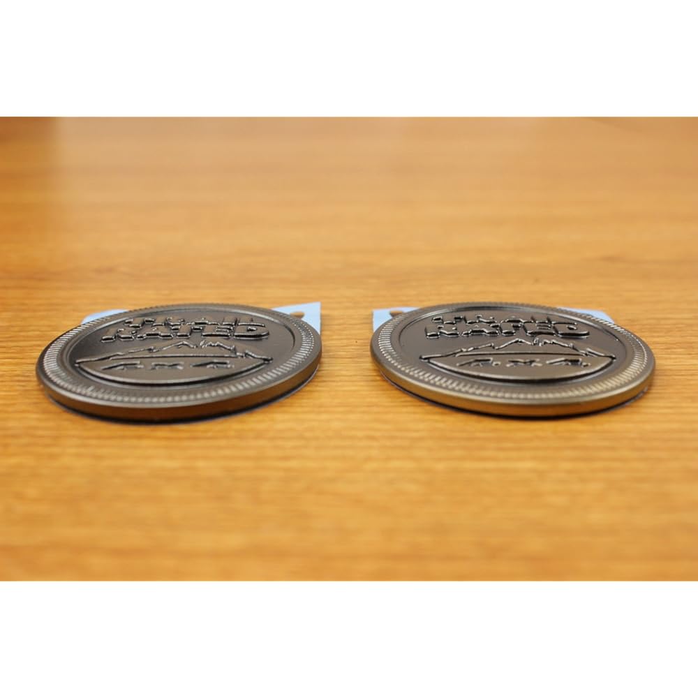 JEEP WRANGLER 2 pieces 75th anniversary edition trail rating 4x4 emblem OEM