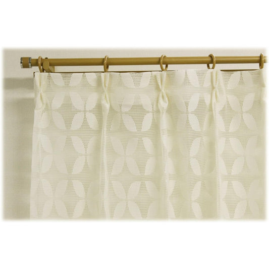 Made in Japan Scandinavian design lace curtain [CLEA] (set of 2) 100cm width x 203cm length