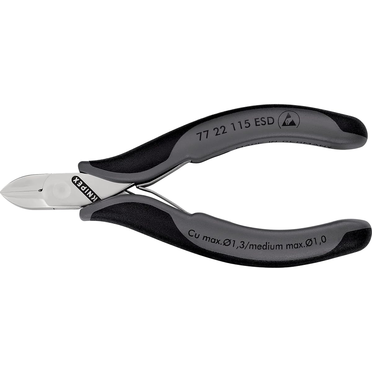 KNIPEX ESD precision nipper 115mm 7722115ESD