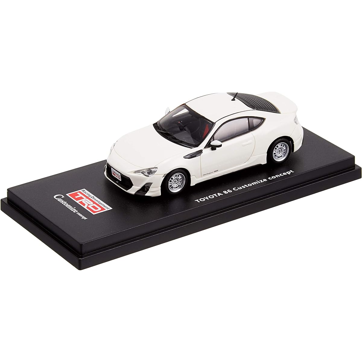 LA-X 1/43 Toyota 86 TRD Customized Concept Satin White Pearl Finished Product