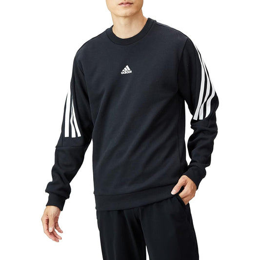 [Adidas] Future Icon 3 Stripes Sweatshirt QU147 Men's