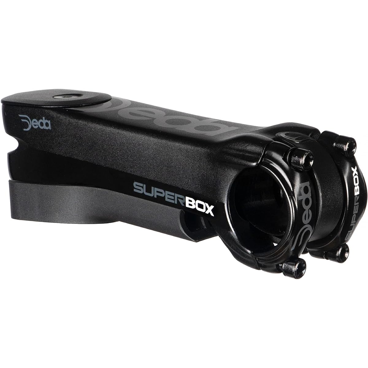 DEDA SUPERBOX POB 31.7/70 DCR Stem Angle: 82 degrees Height: 32mm (47mm with topcover) Color: Polished on Black
