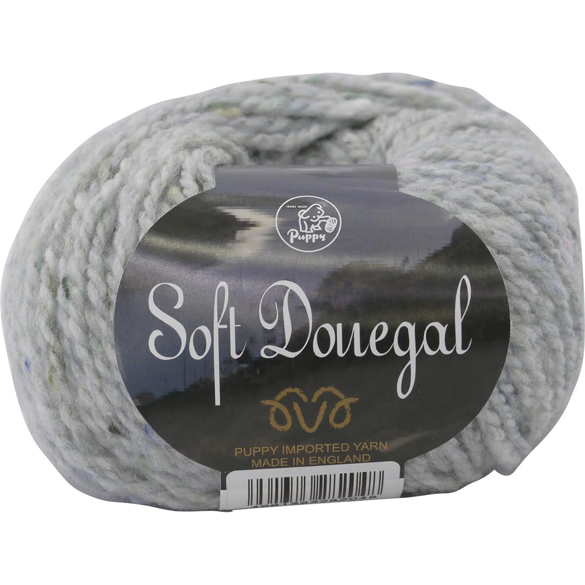 Puppy Soft Donegal Yarn Thick 5204 Light Blue 40g Approx. 75m Set of 10 Balls 10000282