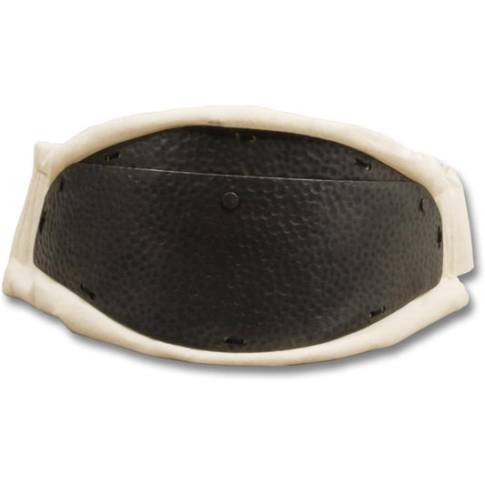 ZK-107WH Head molded bowl metal Kanbei white belt specification