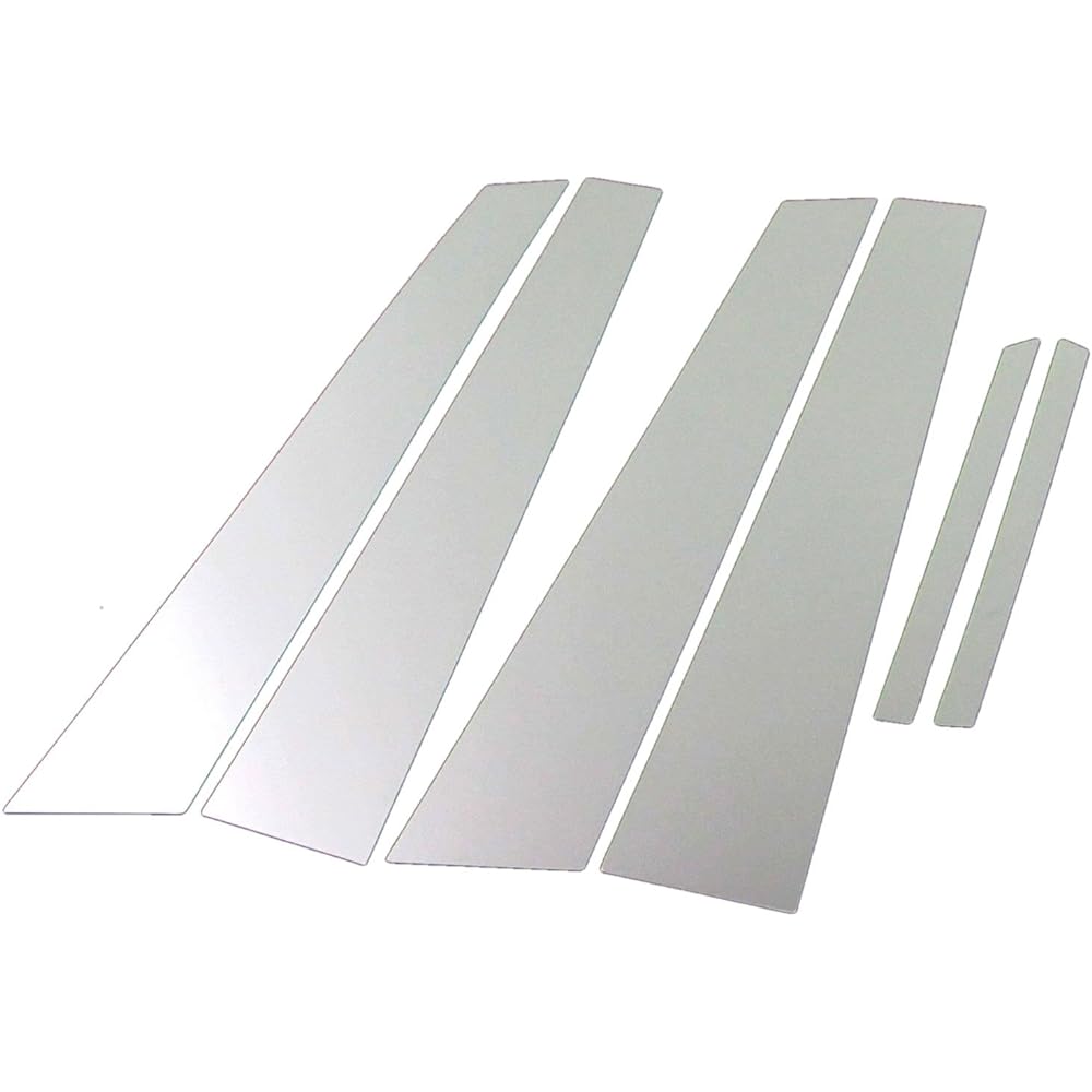 BRIGHTZ Crown 180 181 182 183 Super Mirror Stainless Steel Plated Pillar Panel No Visor 6PC [PIL-SIL-178] 18 GRS180 GRS181 GRS182 GRS183 GRS184 GRS 1139