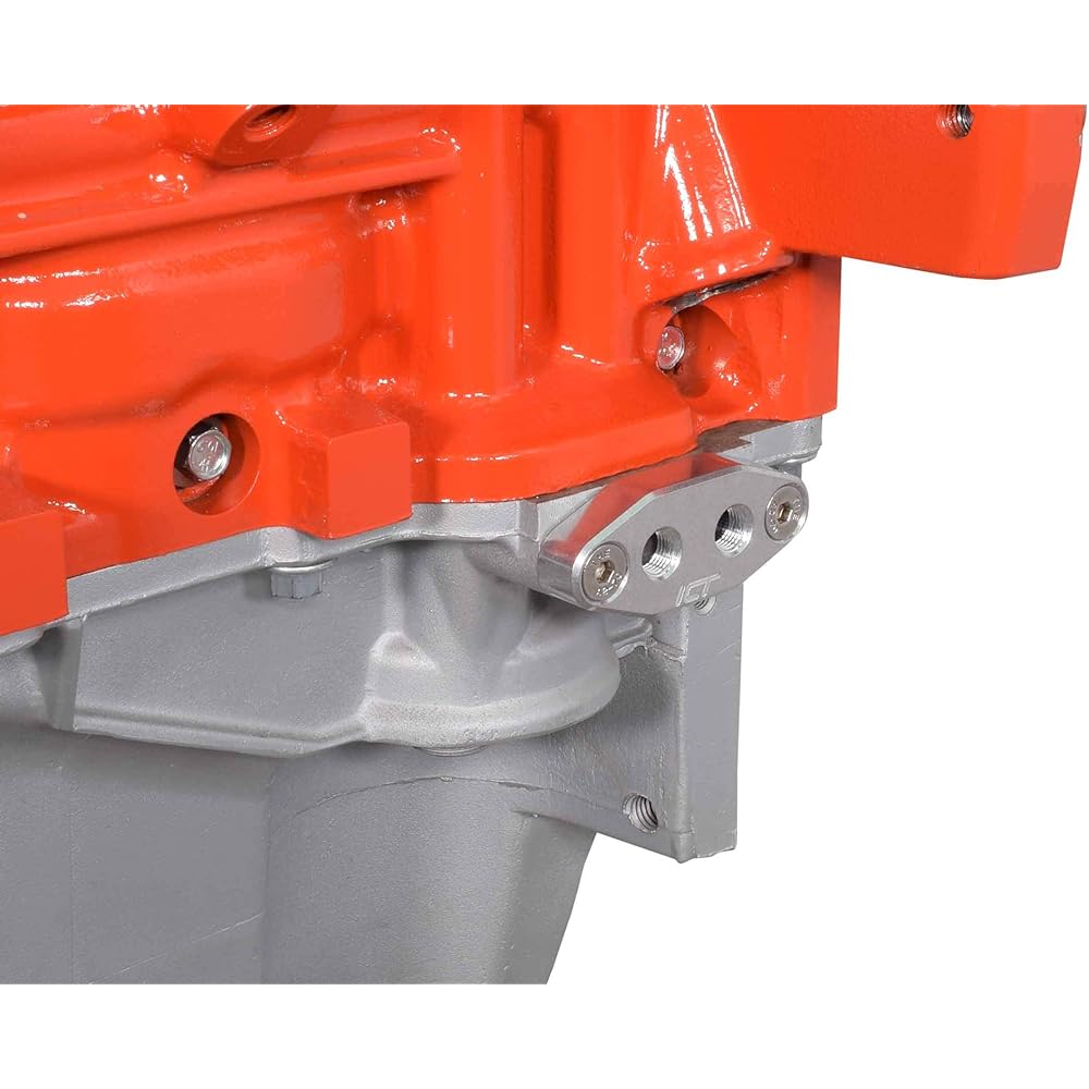 ICT BILLET LS Twin Turbo Dual 1/8 inch NPT Oil Feateline Adapter Plate LS1 LSX Kit Port LS3 Billet Plate Supply Sensor cover LS3 LS2 LQ9 LS6 L99 L99 L33 LR4 551666666666666