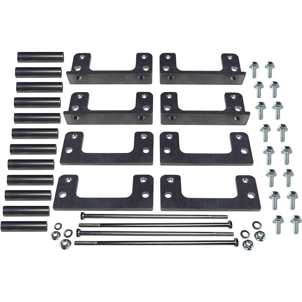 LS Truck SQUARE - Remote Mount Coil Redeign Bracket - D581 LSX Swap, 551583