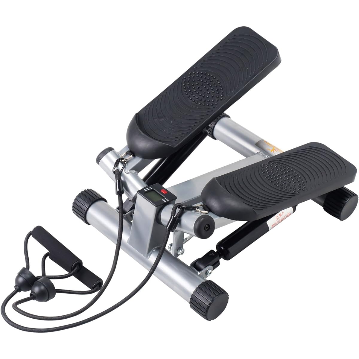IRONMAN CLUB Mini Twist Stepper with Band IMC-90 Home Use Black