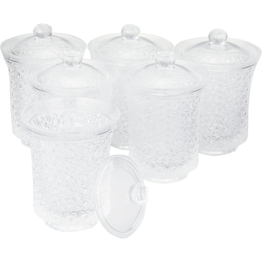 Adelia Chopstick Washer, Maximum 7.1 x Height 10cm, Glass Feature, Chopstick Washer, Set of 6, Made of Crystal Glass, Made in Japan F-70183