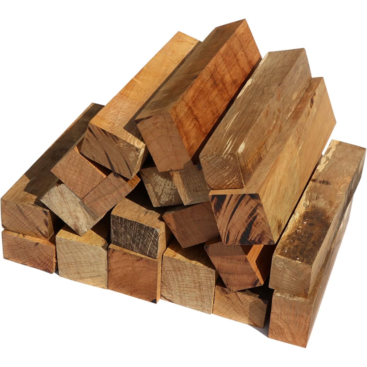 Hardwood firewood oak (oak) approx. 4kg, naturally dried, 17cm, 80 size, produced in Kagoshima Prefecture, best in firepower and fire durability, also suitable for solo camping FIW-KS-B17-05KG
