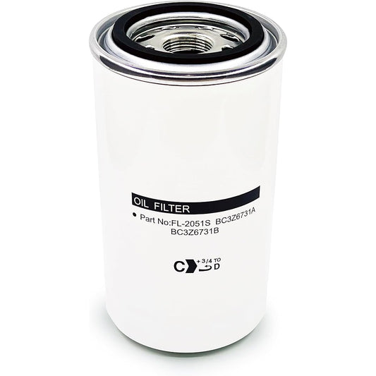 FL2051S Oil Filter 2011-2022 Ford F250 F350 F550 F650 F750 6.7L Power Stroke Diesel Engine Replacement BC3Z-6731-B BC3Q-6714-CA