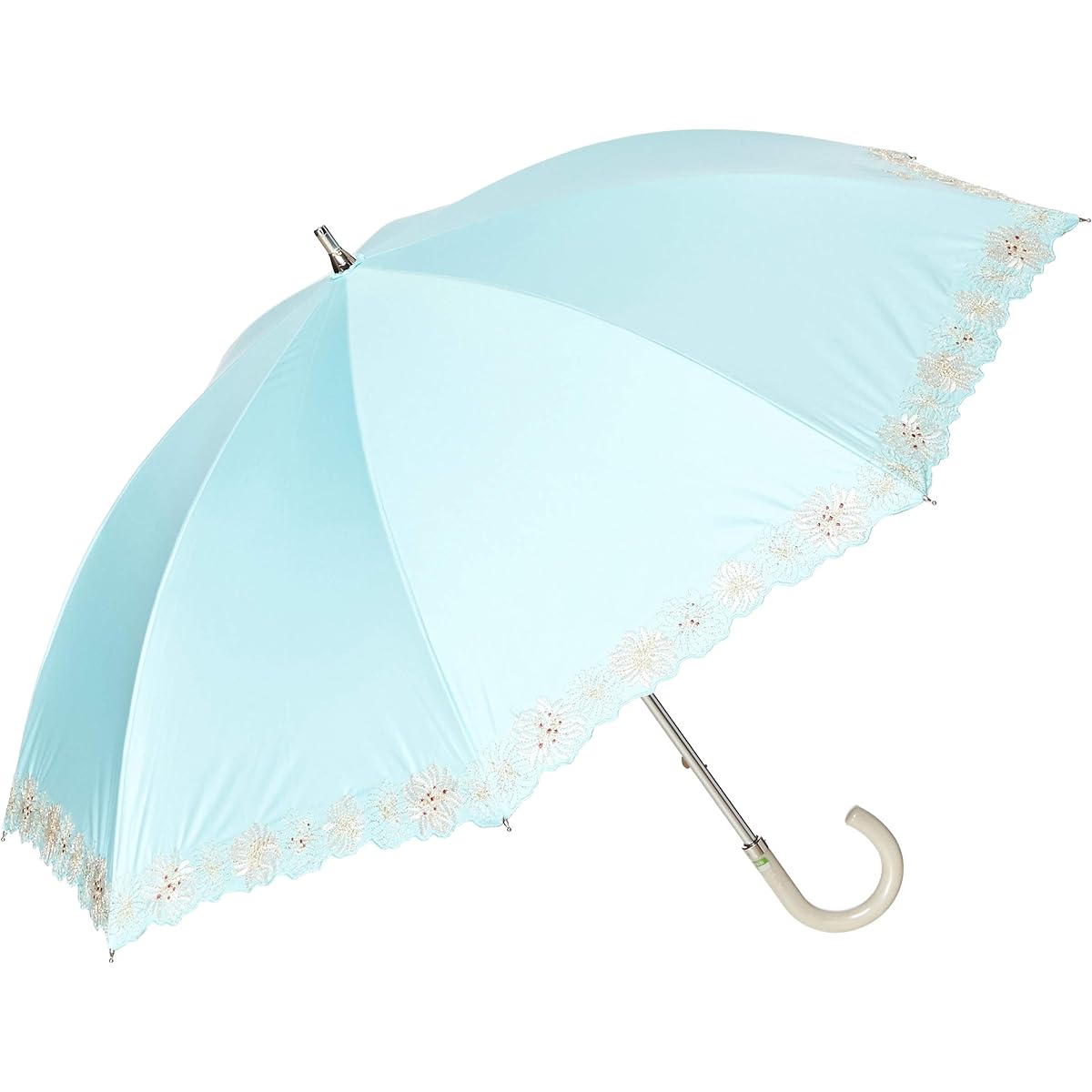 [Paul & Joe] Women's Brand Sun and Rain Umbrella, Parasol, UV, Light Blocking, Heat Shielding, Lightweight, Long, Short, Chrysanthemum