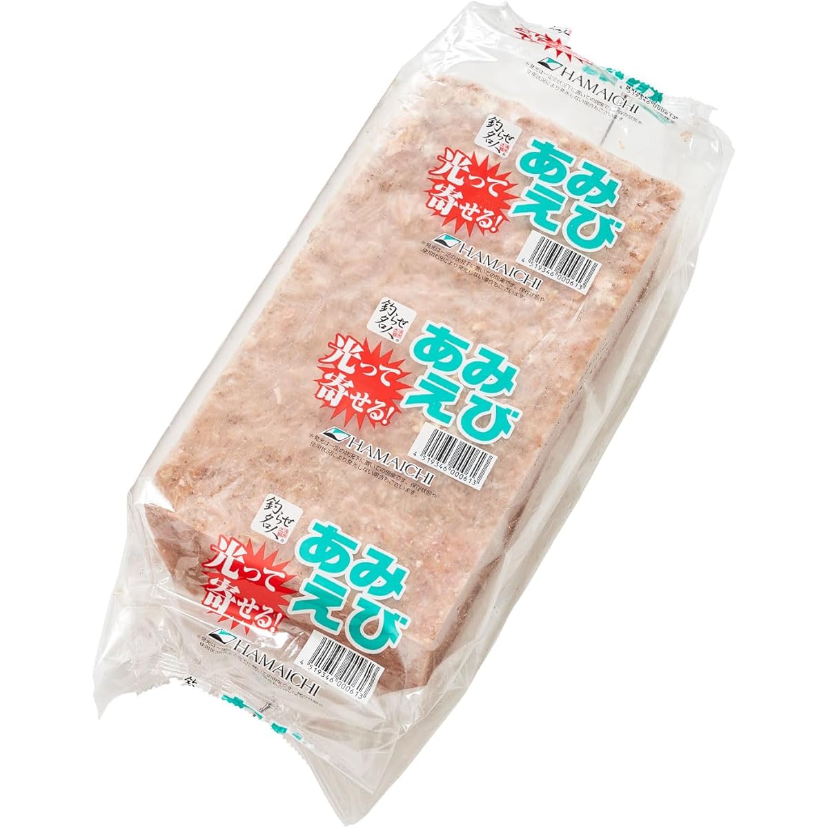 <Frozen fishing bait> Hamaichi [Komase] Domestic Ami Shrimp 4 pieces (regular packaging) 4kg block (raw type) [Frozen]